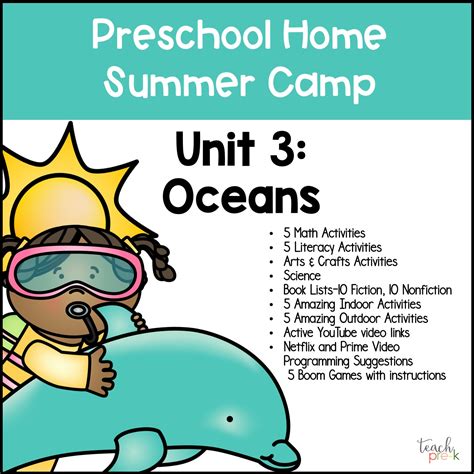 Preschool Summer Camp: Oceans - Teach Pre-K