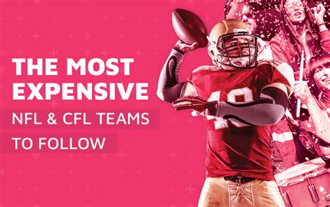 The Most Expensive NFL & CFL Teams To Follow