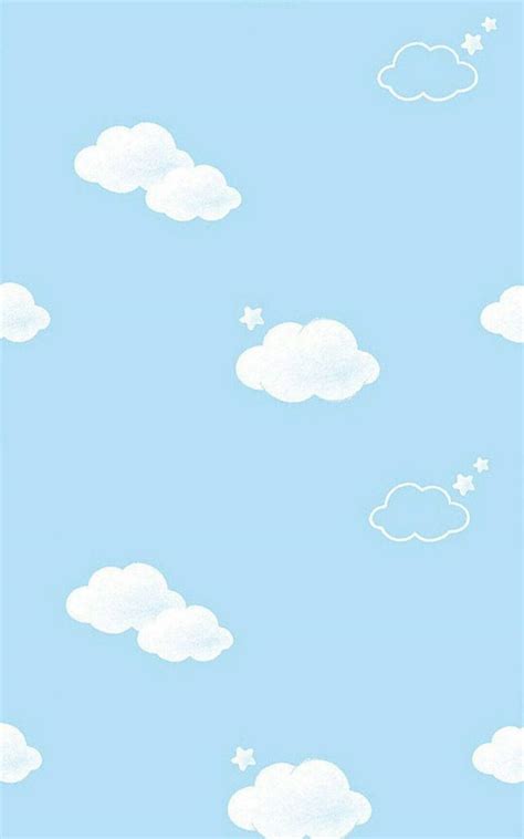 Download Aesthetic Baby Blue Clouds Wallpaper | Wallpapers.com