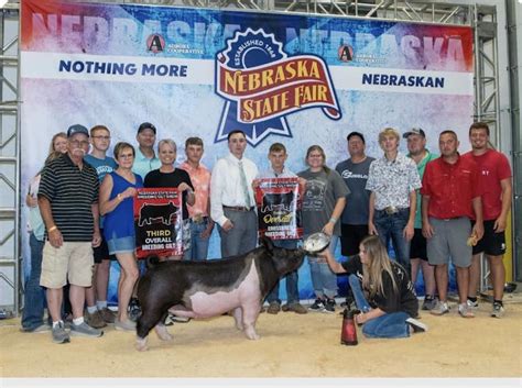 3rd Overall Gilt & 3rd Overall Crossbred - 2023 Nebraska State Fair Open Show - Crossroads Genetics