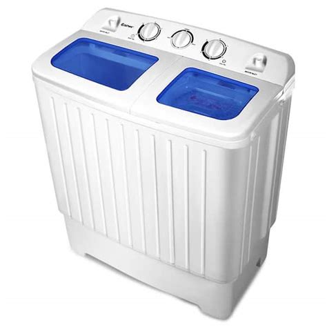 Costway 14 in. 1.6 cu. ft. Portable Top Load Washing Machine Mini ...