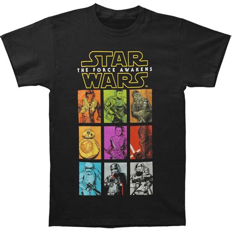 Star Wars - Star Wars Men's Character Panels T-shirt Black - Walmart ...