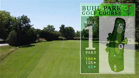 Buhl Park Golf Course Hole #1 - YouTube