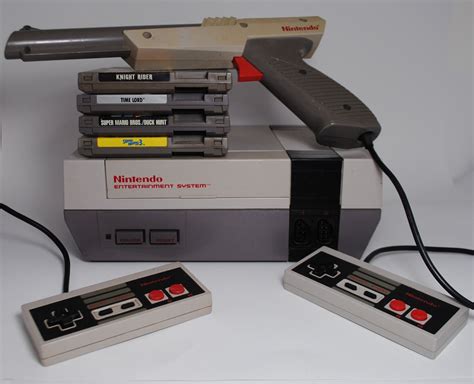 Nintendo Entertainment System NES Console with 4 by StrangeBeauty