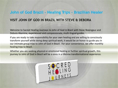 PPT - John of God Brazil PowerPoint Presentation, free download - ID:1497724