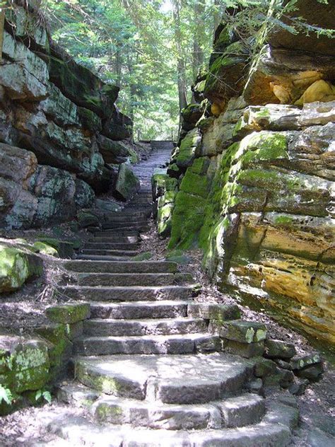 Hiking trail in Cuyahoga Valley National Park, Ohio, USA (by sfgamchick). my niece talks about ...