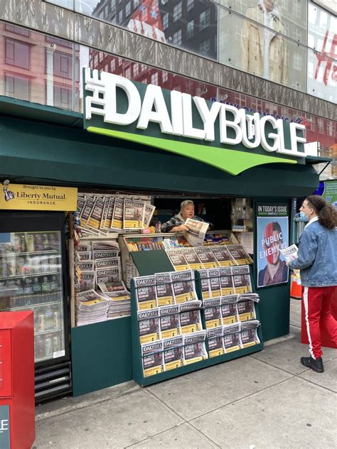 The Daily Bugle Newsstand Opens in Manhattan Ahead of ‘Spider-Man: No Way Home’ Release - Disney ...