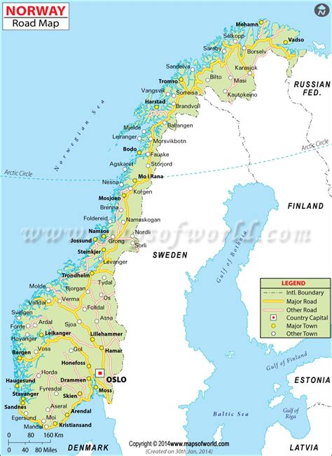 Norway Road Map