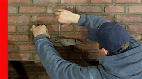 Brick Wall Repair - YouTube