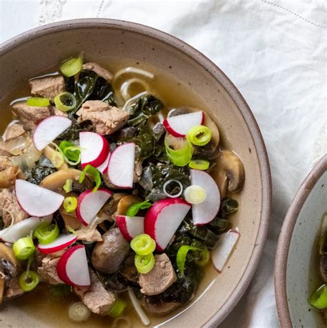 Instant Pot Asian Pork Noodle Soup - Sidewalk Shoes