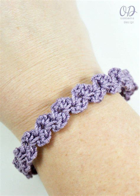 Crochet Pretty Bracelets with Patterns | Bracelet patterns, Crochet ...