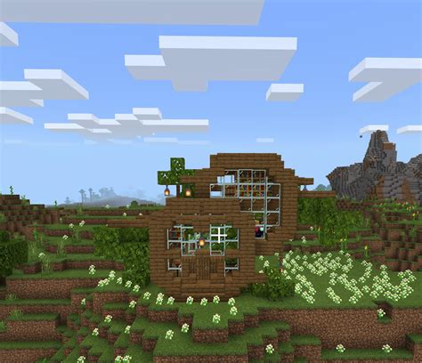 House in a flower field : r/Minecraftbuilds