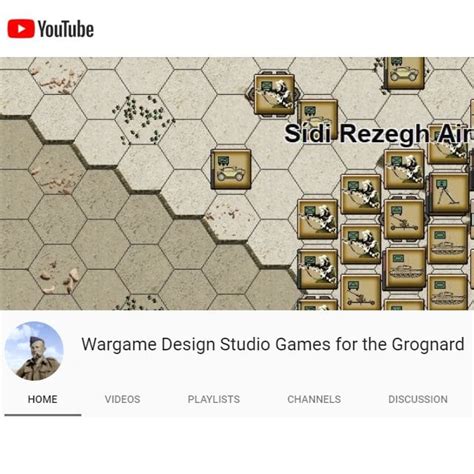 Wargame Design Studio's Youtube Channel