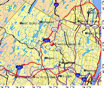 Franklin Lakes, New Jersey (NJ 07417, 07481) profile: population, maps, real estate, averages ...