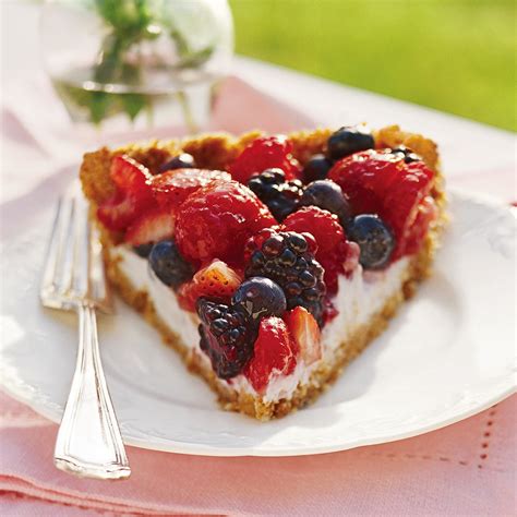 Berry Pie with Creamy Filling Recipe - EatingWell