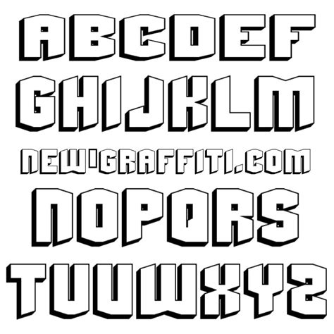 3d Gun Image: 3d Fonts