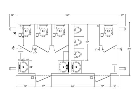 ADA Bathroom Dimensions for Public Restrooms