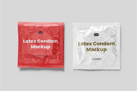 Lying Condom Free Mockups - Free Mockup World