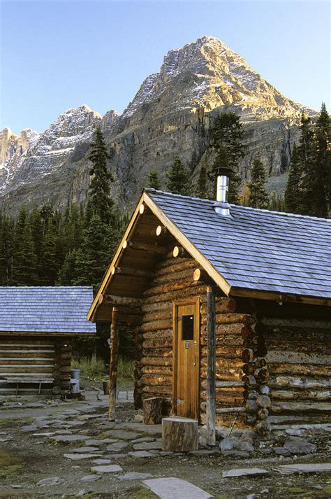 Cabin In Yoho National Park, Lake Photograph by Ron Watts