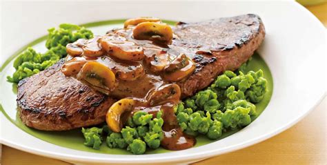 Rump Steak with Mushroom Sauce Recipe | Woolworths