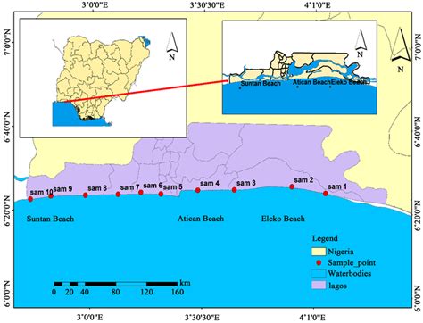 Granulometric and Sedimentologic Study of Beach Sediments, Lagos, Southwestern Nigeria