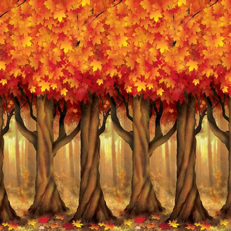 BirthdayExpress | Autumn trees, Fall backdrops, Backdrops for parties