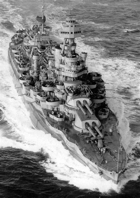 The battleship USS Texas demonstrates how serious the threat to ships ...