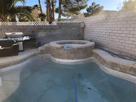 Calcium Removal Gallery - Pool Tile Cleaning Vegas