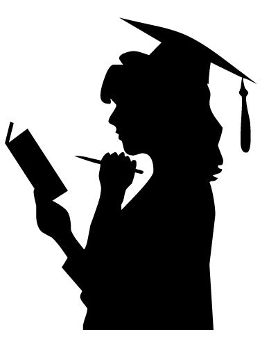 Female Silhouette Graduate Clipart - ClipArt Best