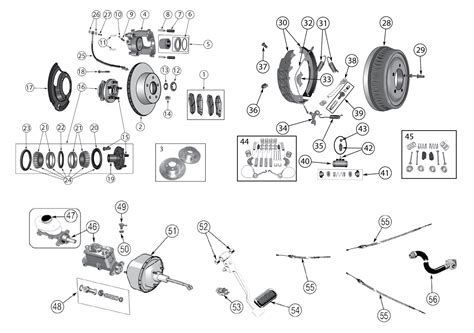 Diagram Brake Parts - YJ 87-95 - Jeep & Suzuki Parts, Accessories And More