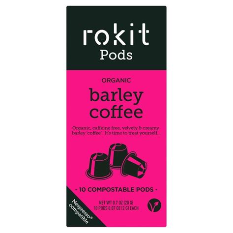 Rokit Pods Organic Barley Coffee Nespresso Compatible Pods | Ocado