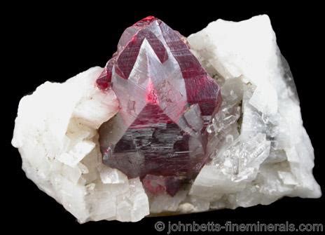 Large Cinnabar Crystal - The Mineral and Gemstone Kingdom