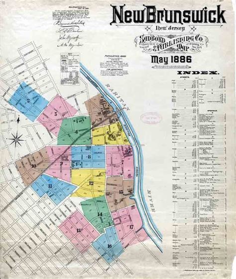 New Brunswick, New Jersey Sanborn Maps | New brunswick, Sanborn, Map