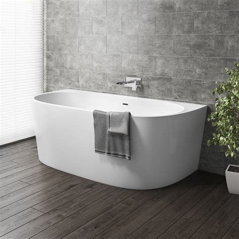 Gable Modern Back To Wall Freestanding Bath - 1700 x 800 x 580mm MFSB12 | eBay