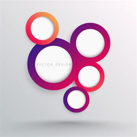 Free Vector | Colored circles background