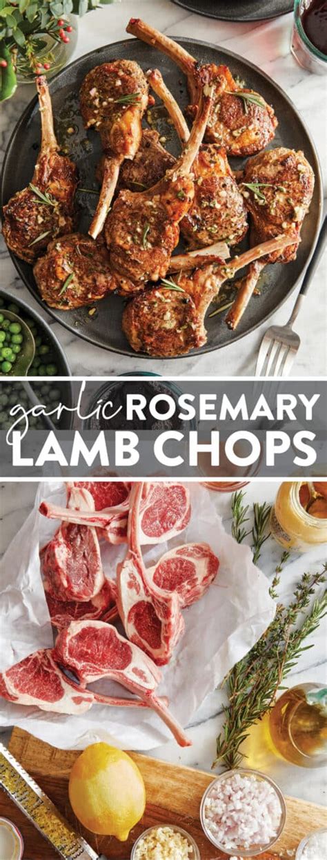 Garlic Rosemary Lamb Chops - Damn Delicious