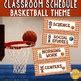 Classroom Schedule- Basketball Theme by Coffman's Creative Classroom