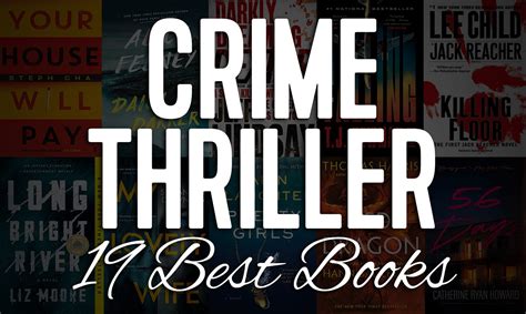 19 Best Crime Thriller Books You Should Read Next