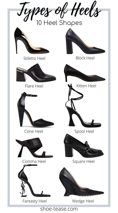 Different Types of Heels for Women - The Ultimate Guide to Heel Styles! | High heels outfit ...