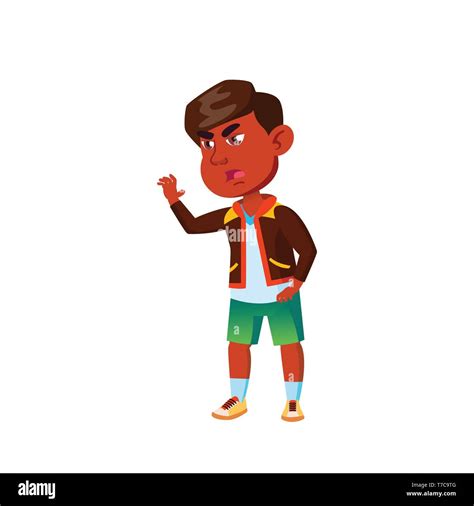 Indian Child Boy Cartoon Isolated Vector Illustration Stock Vector Image & Art - Alamy