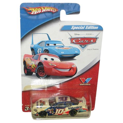 Disney Cars Hot Wheels Scott Riggs #10 Valvoline Dodge Charger Toy Car ...