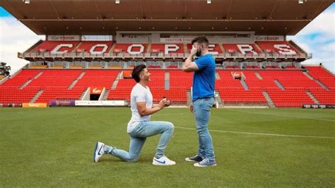 Soccer: Openly gay football player Josh Cavallo announces engagement | World News | Sky News