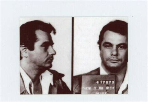 John Gotti Mug Shot - METAL trading card - Mafia Don - Organized Crime Lord | #4613773091