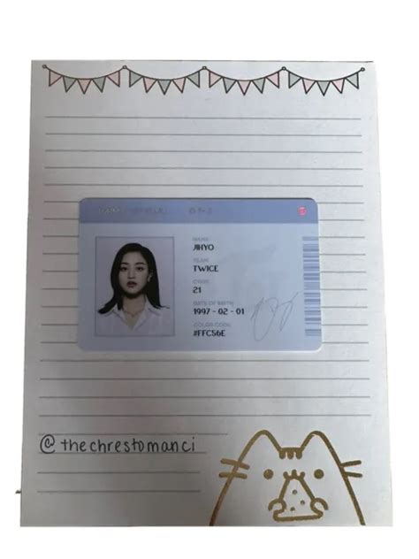 TWICE - FORMULA of Love: O+T= 3 SCIENTIST ID Jihyo Photocard $10.00 - PicClick