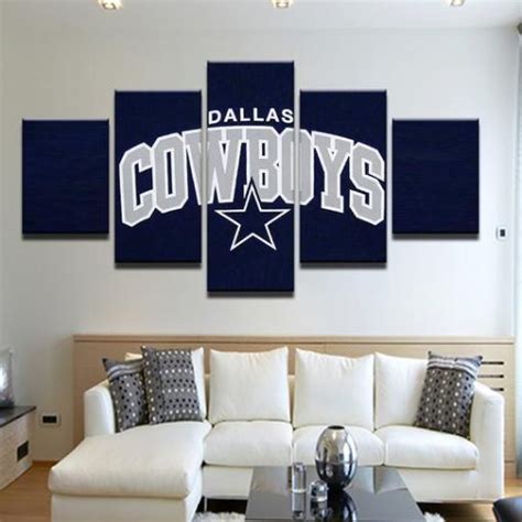 Dallas Cowboys – Sport 5 Panel Canvas Art Wall Decor – Canvas Storm