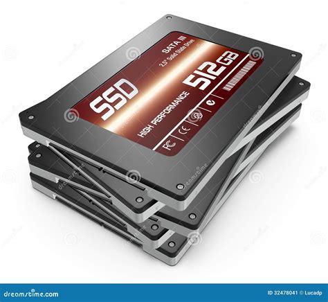 Solid state drives stock illustration. Illustration of media - 32478041