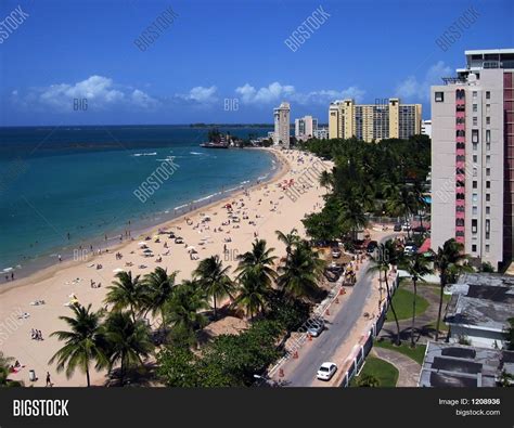 Isla Verde Beach, Old San Juan, Puerto Rico, Usa Stock Photo & Stock ...