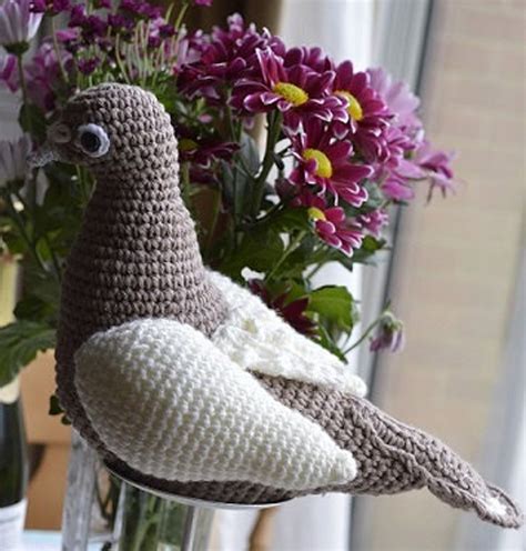 Pigeon Crochet Pattern-written in English UK Crochet Terms. - Etsy