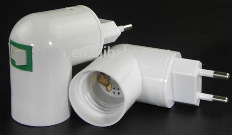 Light bulb sockets with switch e27 standard plugs