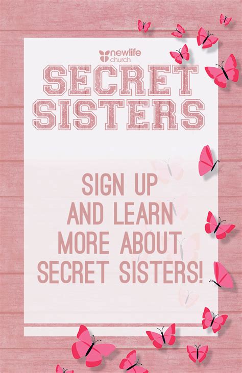 NewLife Secret Sisters Registration | New Life Christian Church